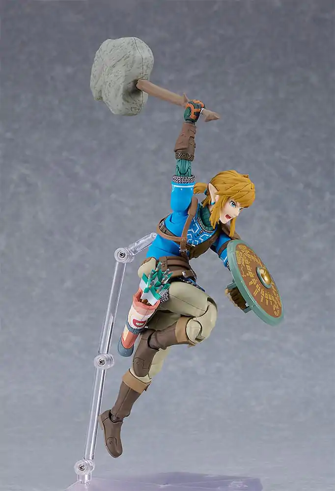 The Legend of Zelda Tears of the Kingdom Figurina de acțiune Figma Link Tears of the Kingdom Ver. DX Edition 15 cm poza produsului