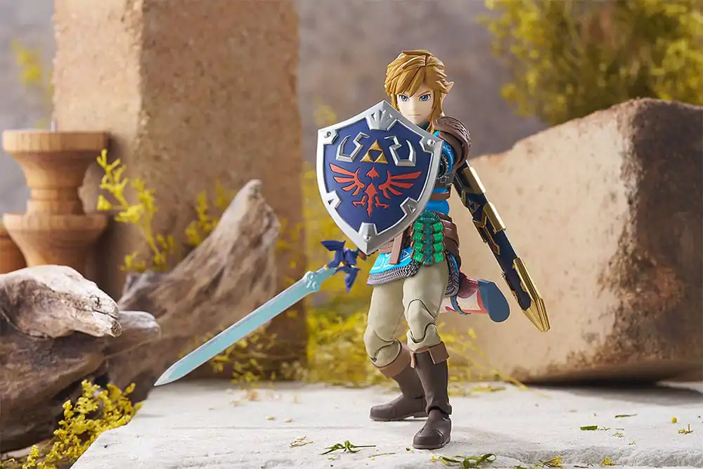 The Legend of Zelda Tears of the Kingdom Figurina de acțiune Figma Link Tears of the Kingdom Ver. DX Edition 15 cm poza produsului