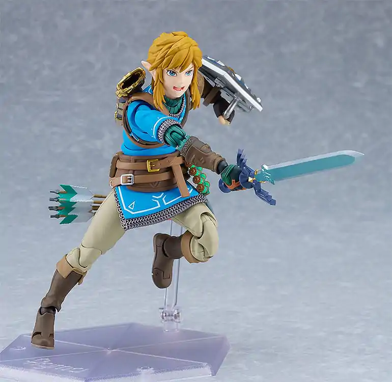 The Legend of Zelda Tears of the Kingdom Figurina de acțiune Figma Link Tears of the Kingdom Ver. DX Edition 15 cm poza produsului