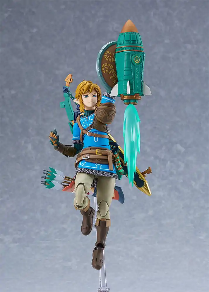 The Legend of Zelda Tears of the Kingdom Figurina de acțiune Figma Link Tears of the Kingdom Ver. DX Edition 15 cm poza produsului