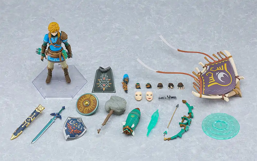 The Legend of Zelda Tears of the Kingdom Figurina de acțiune Figma Link Tears of the Kingdom Ver. DX Edition 15 cm poza produsului