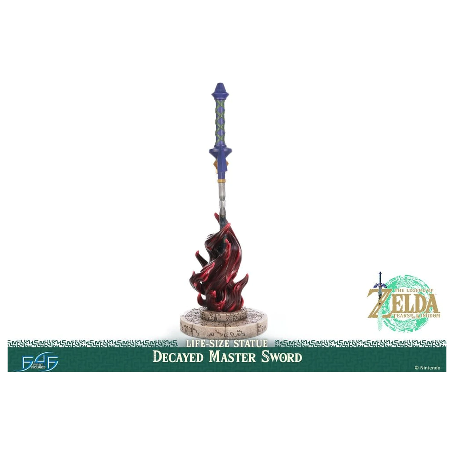 The Legend of Zelda: Tears of the Kingdom statuie în mărime naturală 1/1 Decayed Master Sword 71 cm poza produsului