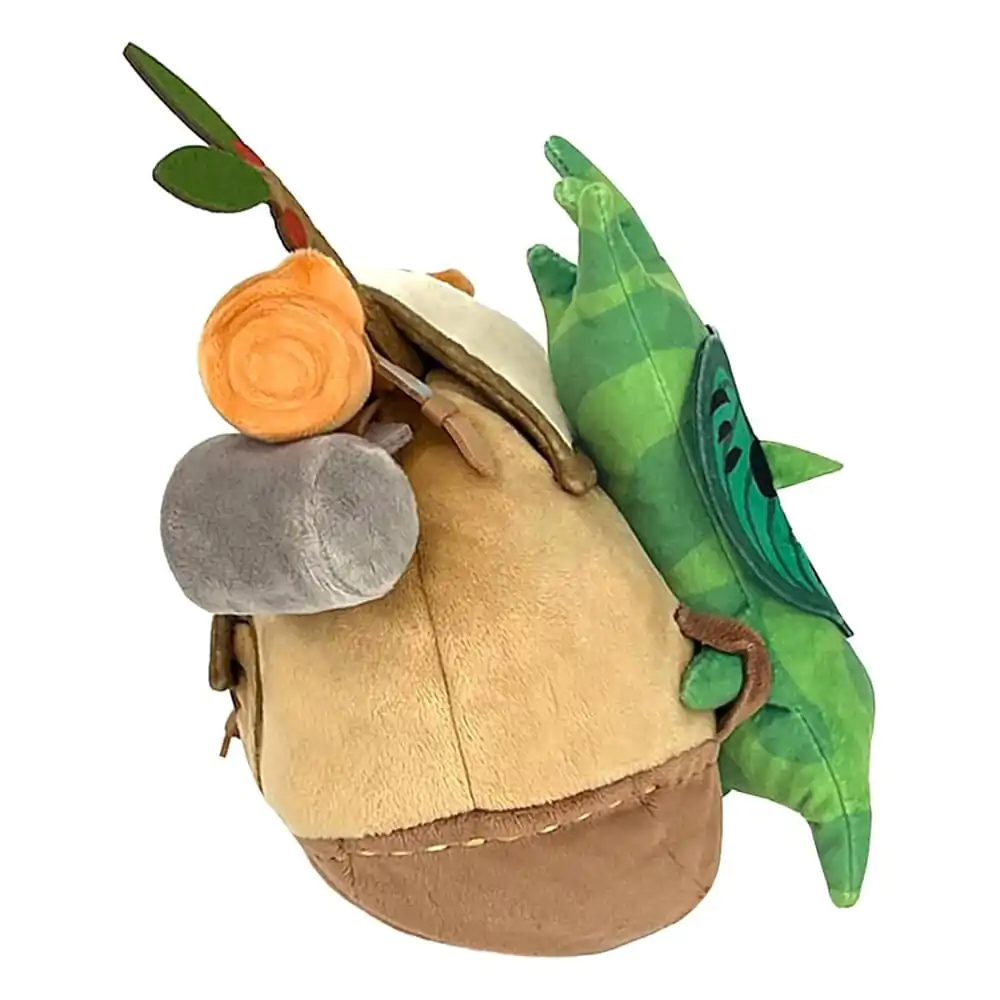 The Legend of Zelda: Tears of the Kingdom Figurina de pluș ZP04 Korok with Backpack Brown 17 cm poza produsului