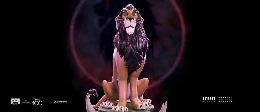 The Lion King Art Scale Statuie 1/10 Scar Regular 16 cm poza produsului
