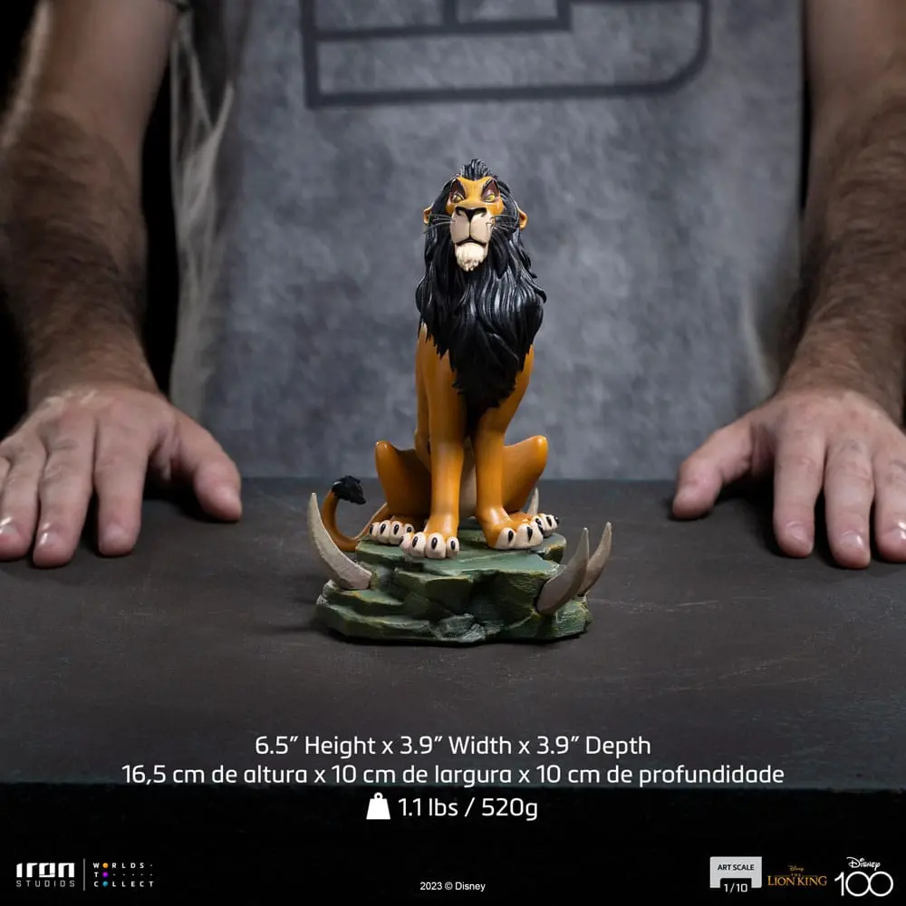 The Lion King Art Scale Statuie 1/10 Scar Regular 16 cm poza produsului
