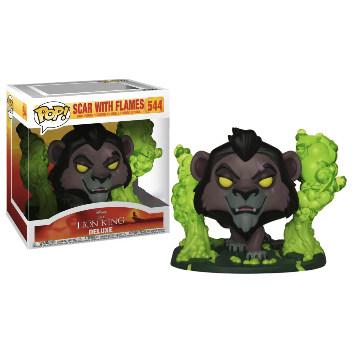 The Lion King Funko POP Deluxe Figura Scar in Flames poza produsului