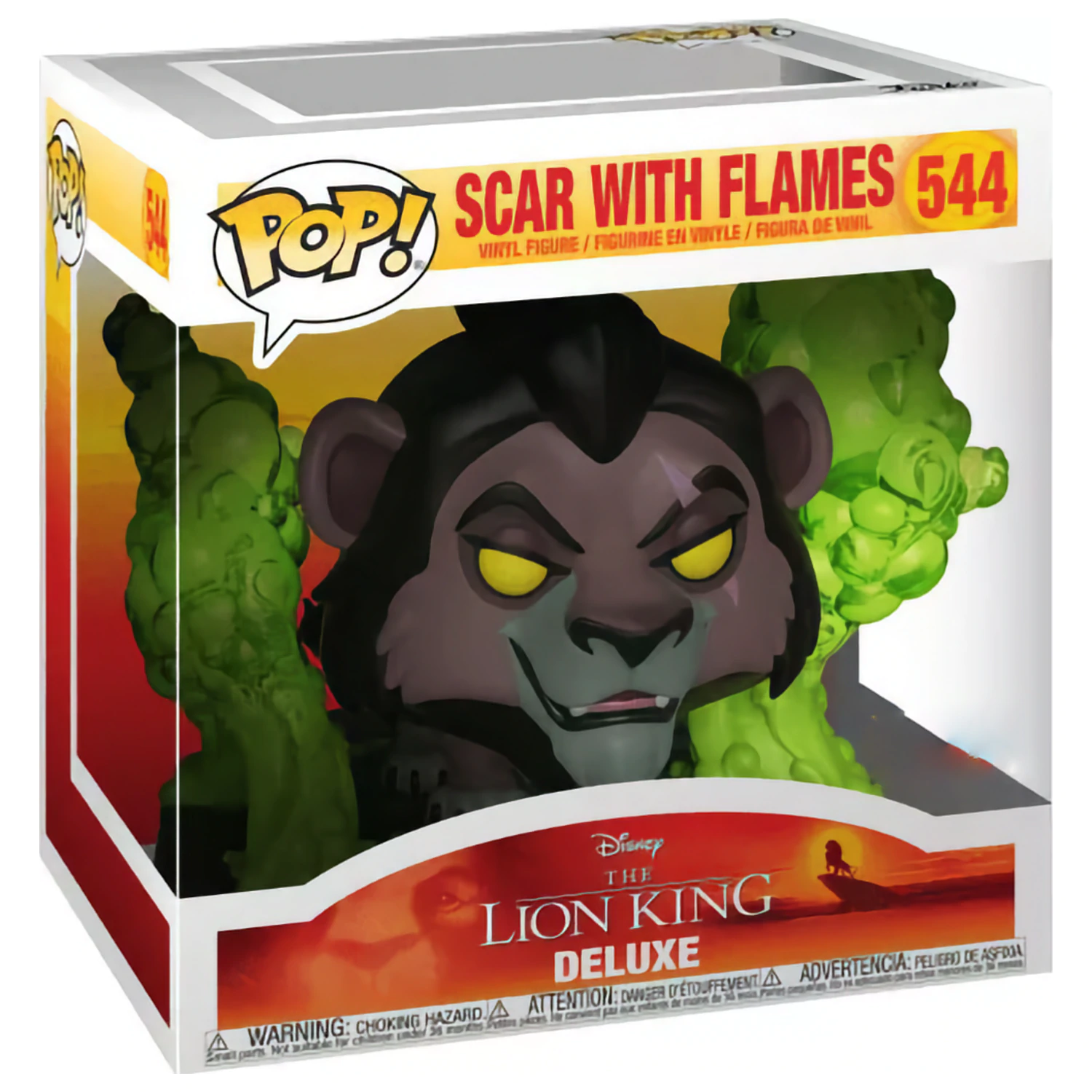 The Lion King Funko POP Deluxe Figura Scar in Flames poza produsului