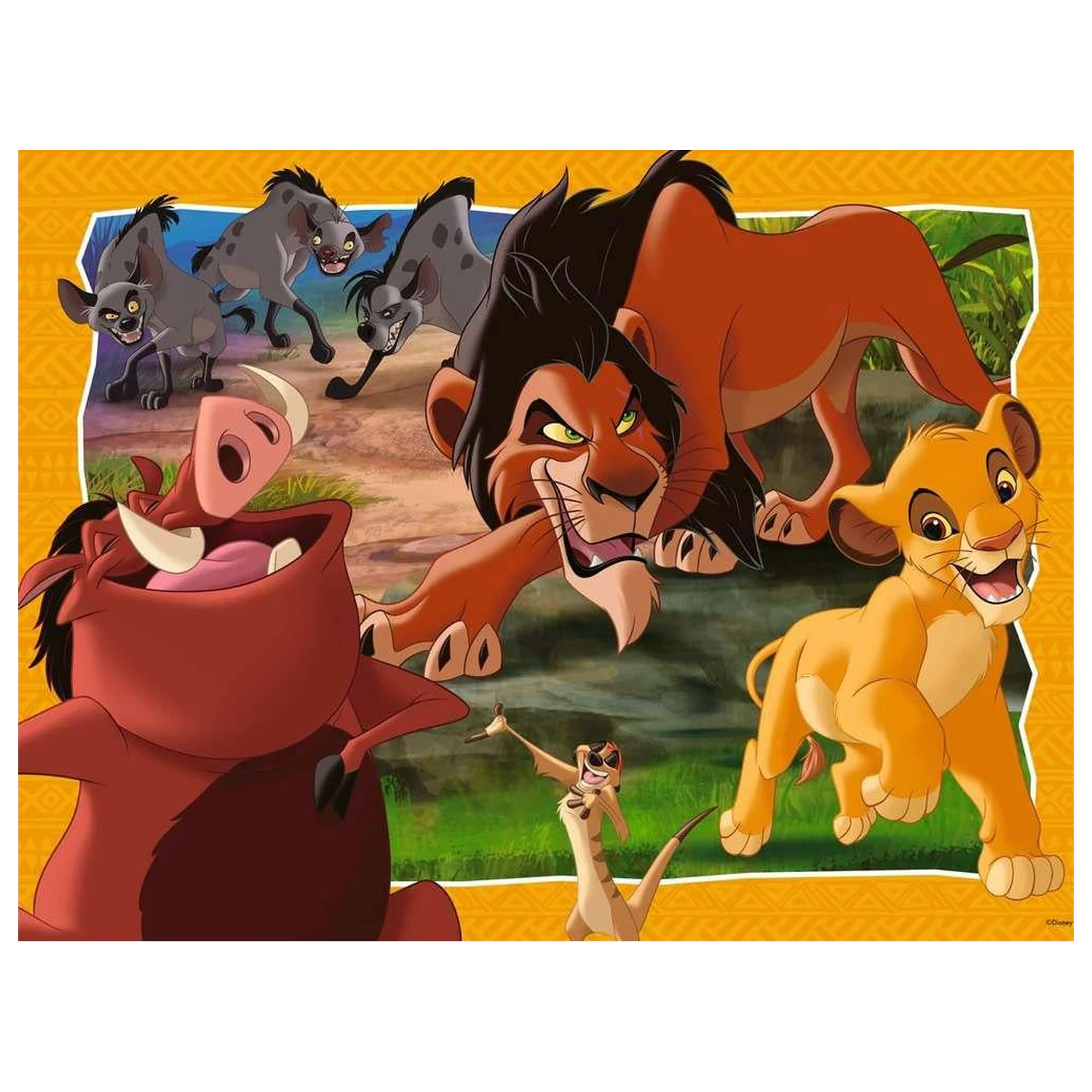 The Lion King Hakuna Matata XXL Puzzle (200 piese) poza produsului