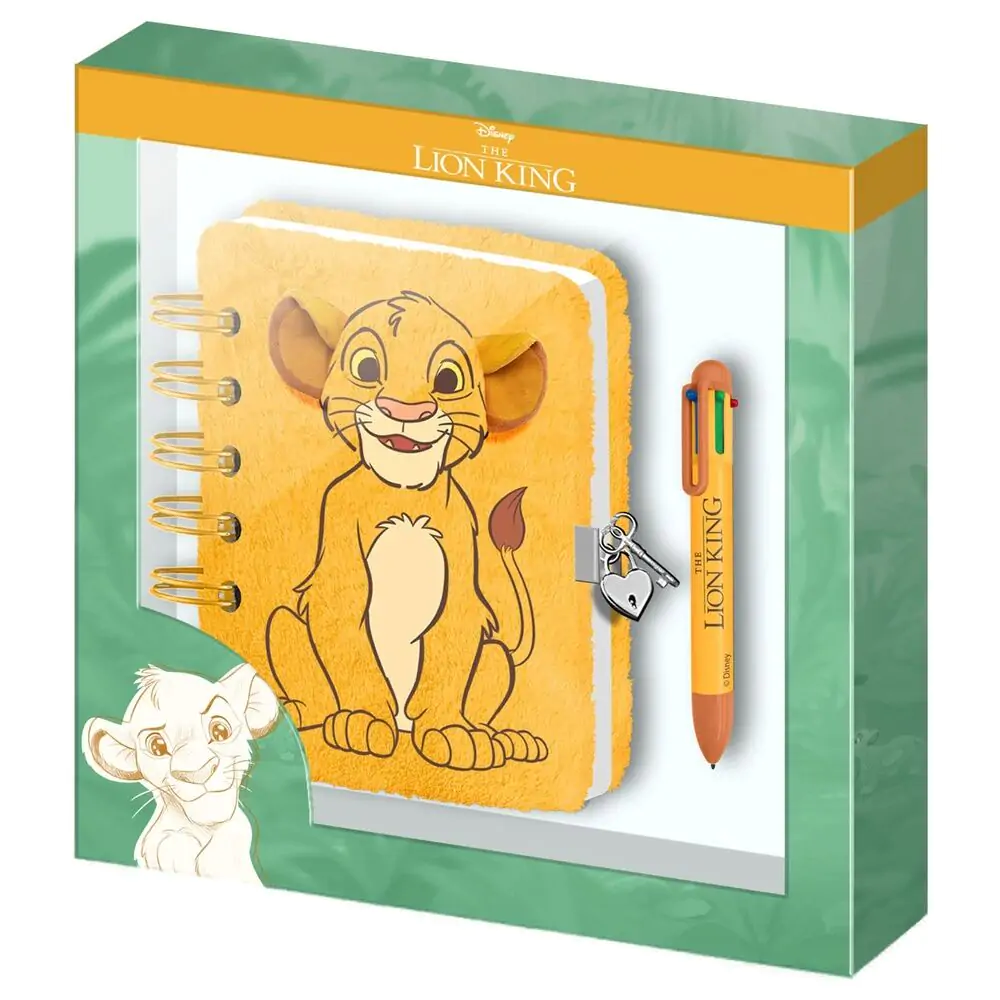 Disney The Lion King jurnal pluș și pix poza produsului