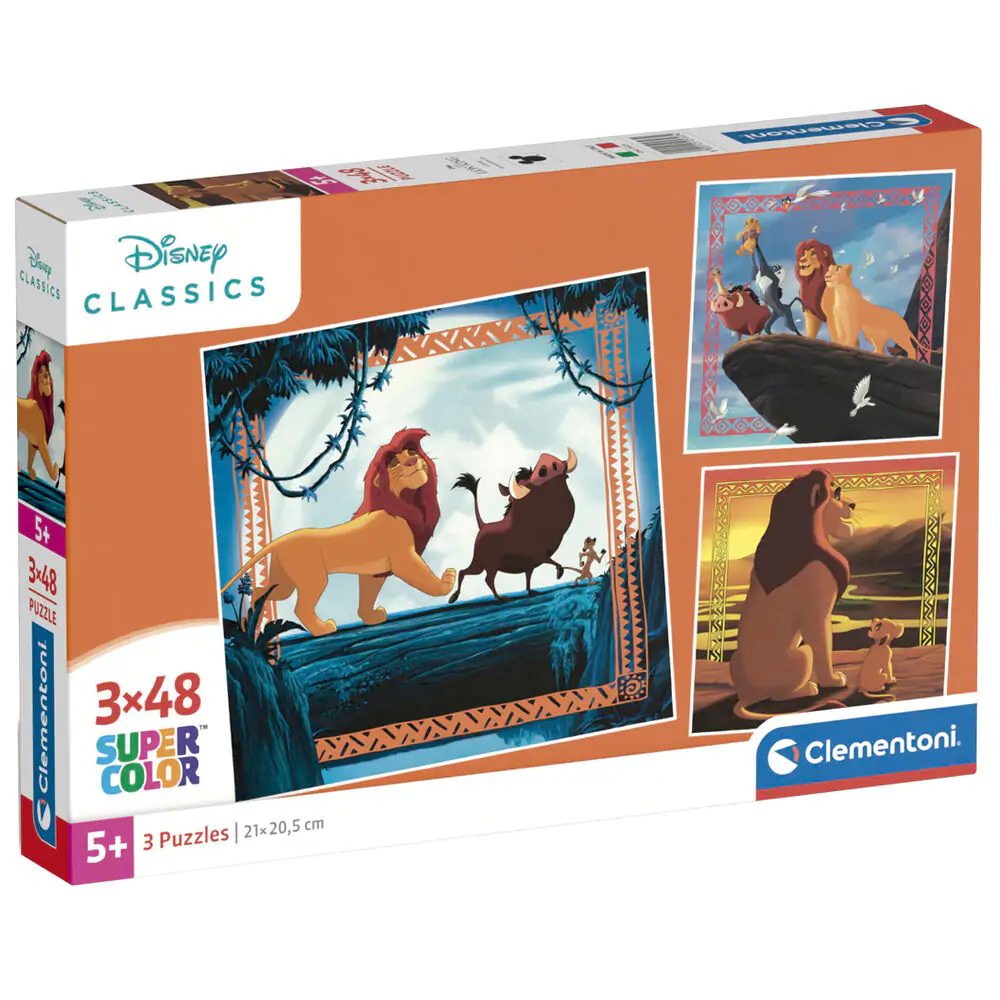 Disney The Lion King puzzle 3 x 48 piese poza produsului