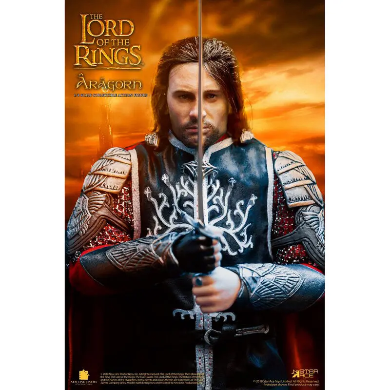 The Lord of the Rings Aragorn Real Master figurină 23cm poza produsului
