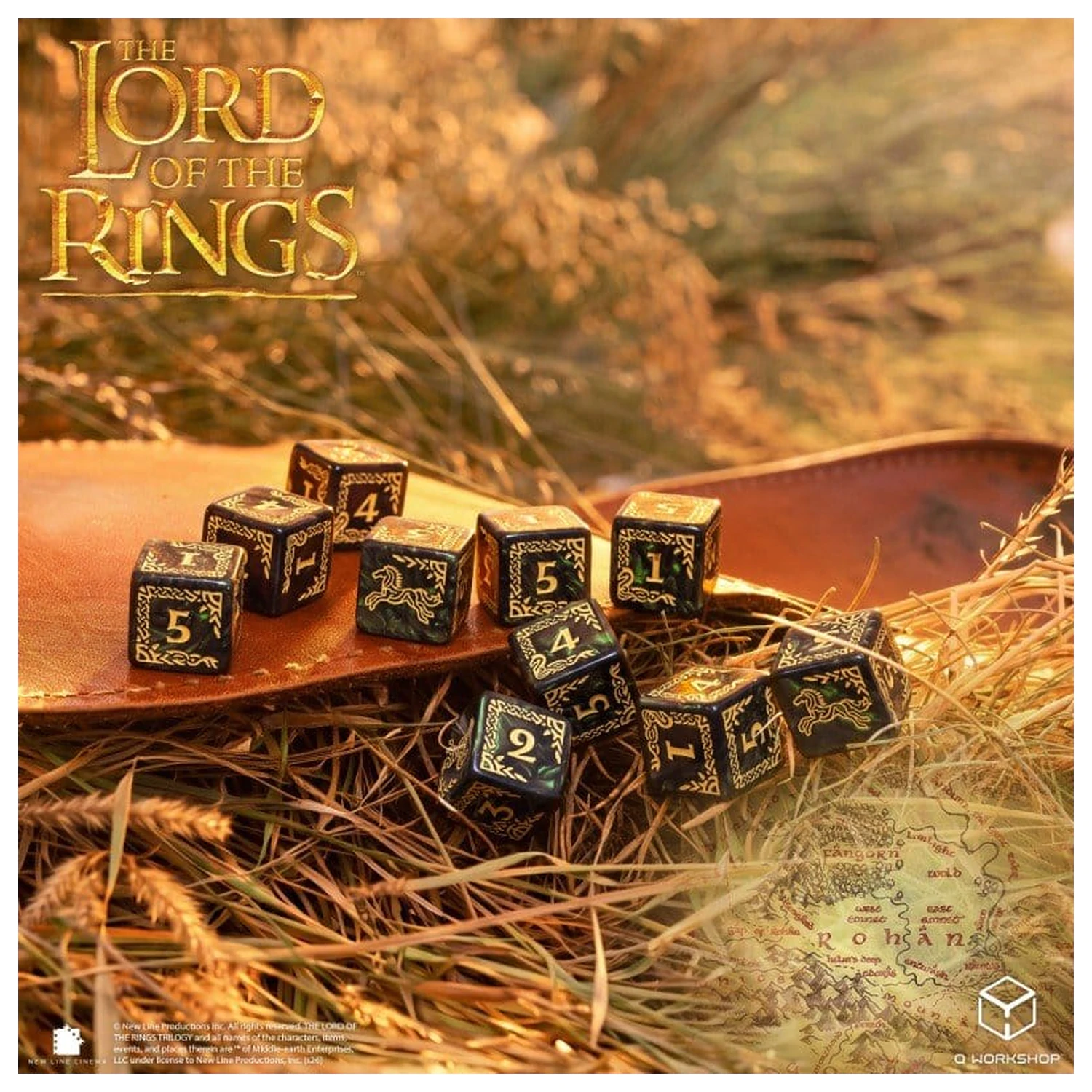 The Lord of the Rings: Set de 10 zaruri D6 Rohan poza produsului