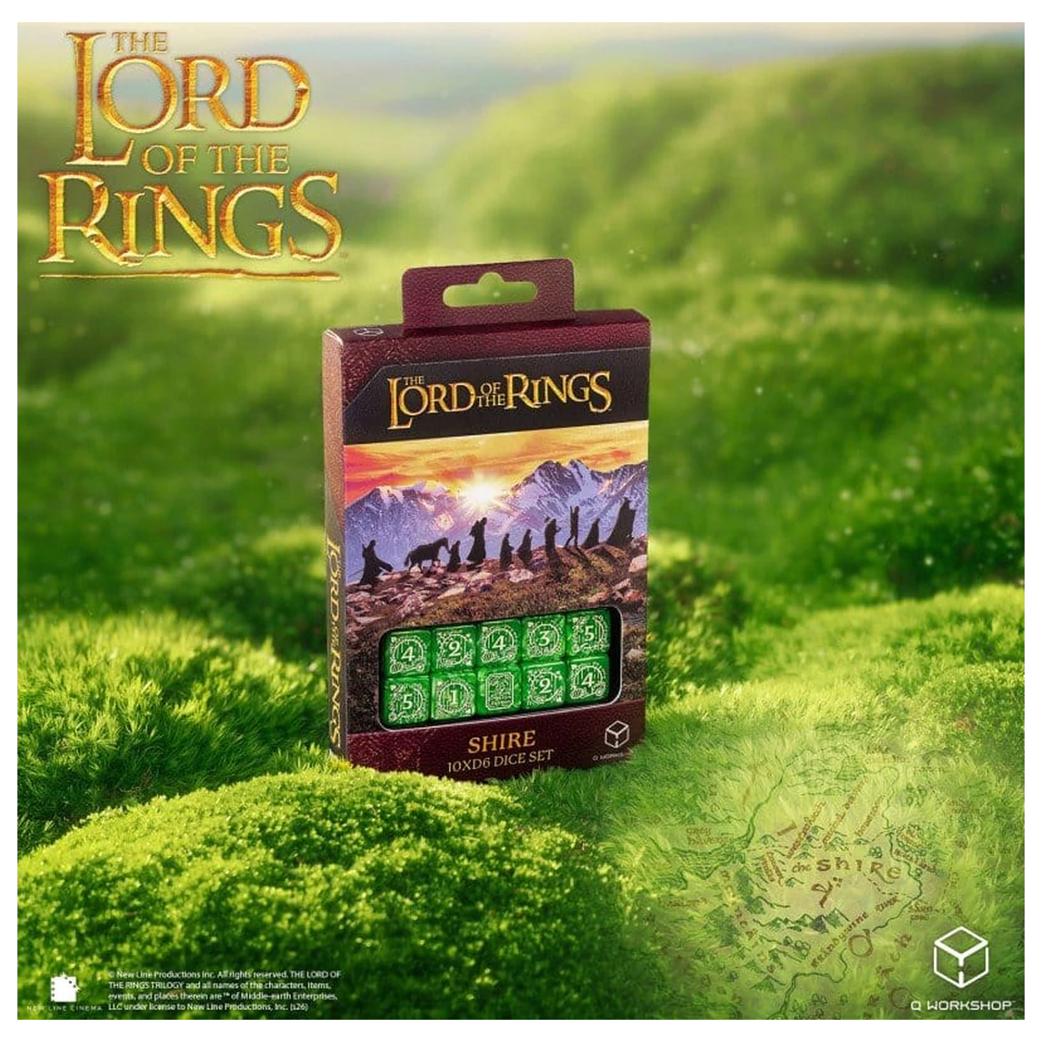 The Lord of the Rings: 10 D6 set de zaruri Shire poza produsului
