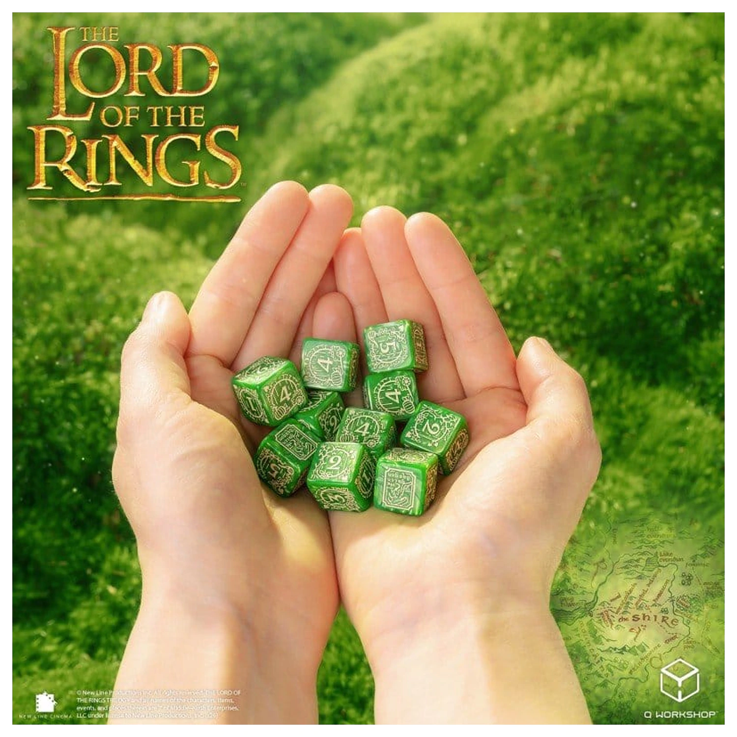 The Lord of the Rings: 10 D6 set de zaruri Shire poza produsului