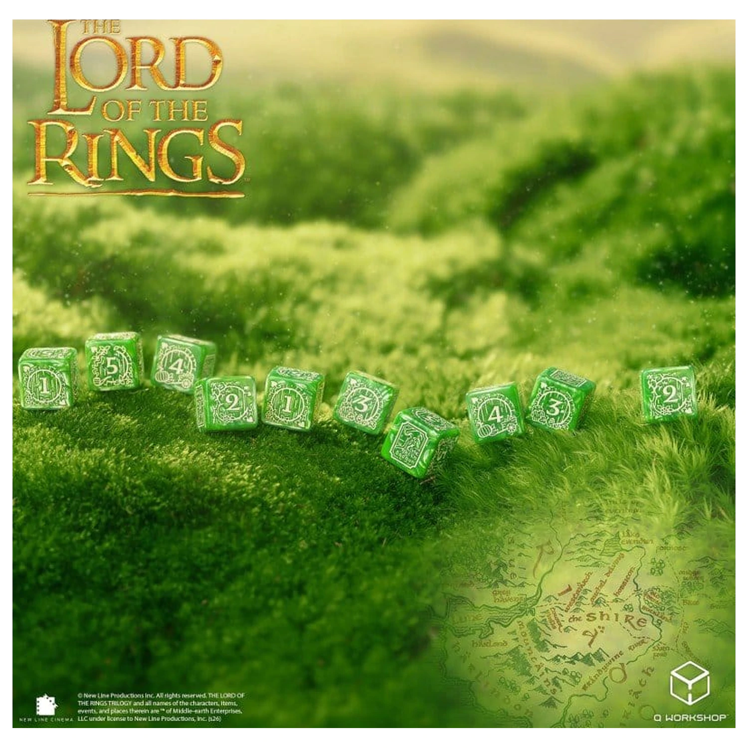 The Lord of the Rings: 10 D6 set de zaruri Shire poza produsului