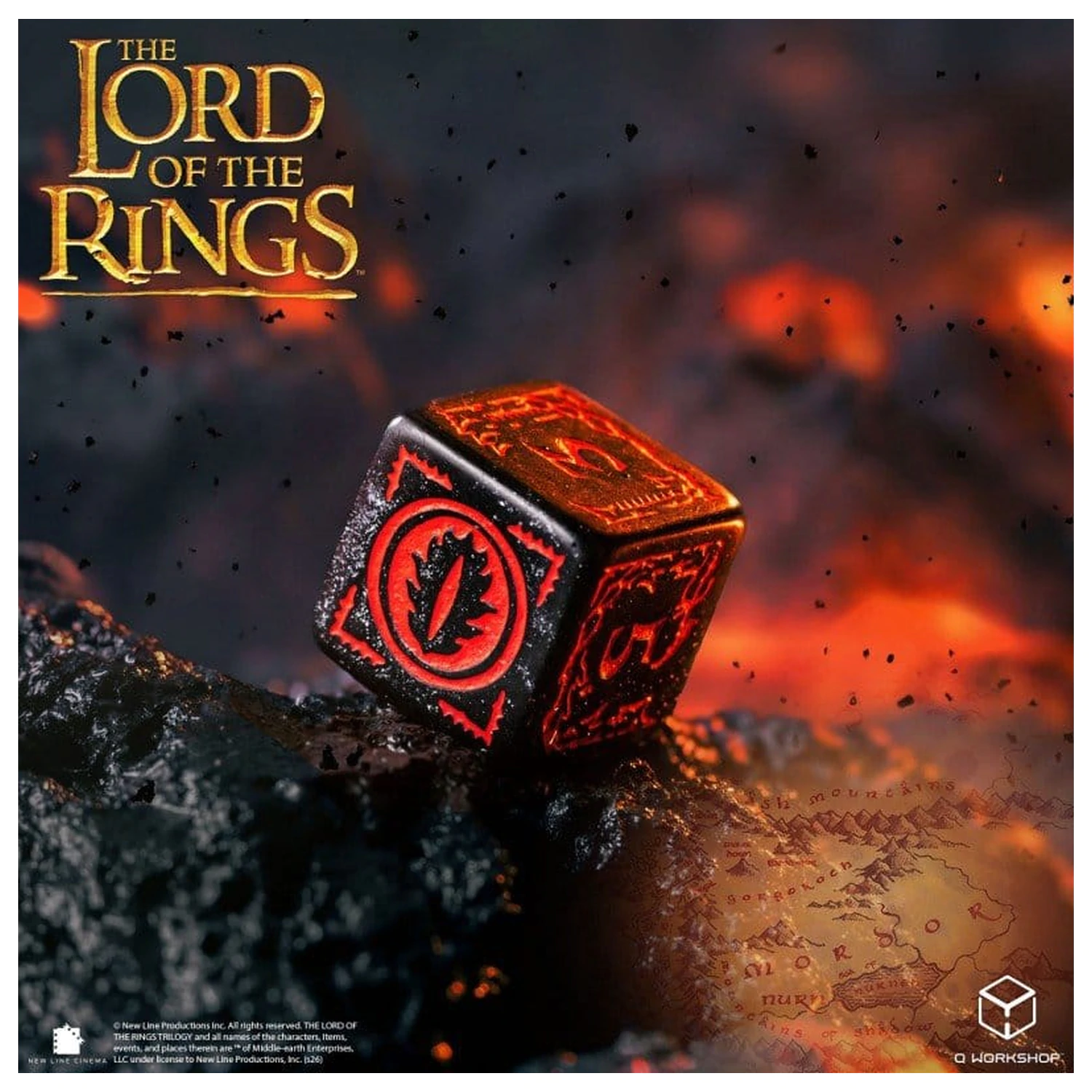 The Lord of the Rings Set de zaruri din 7 piese Mordor poza produsului