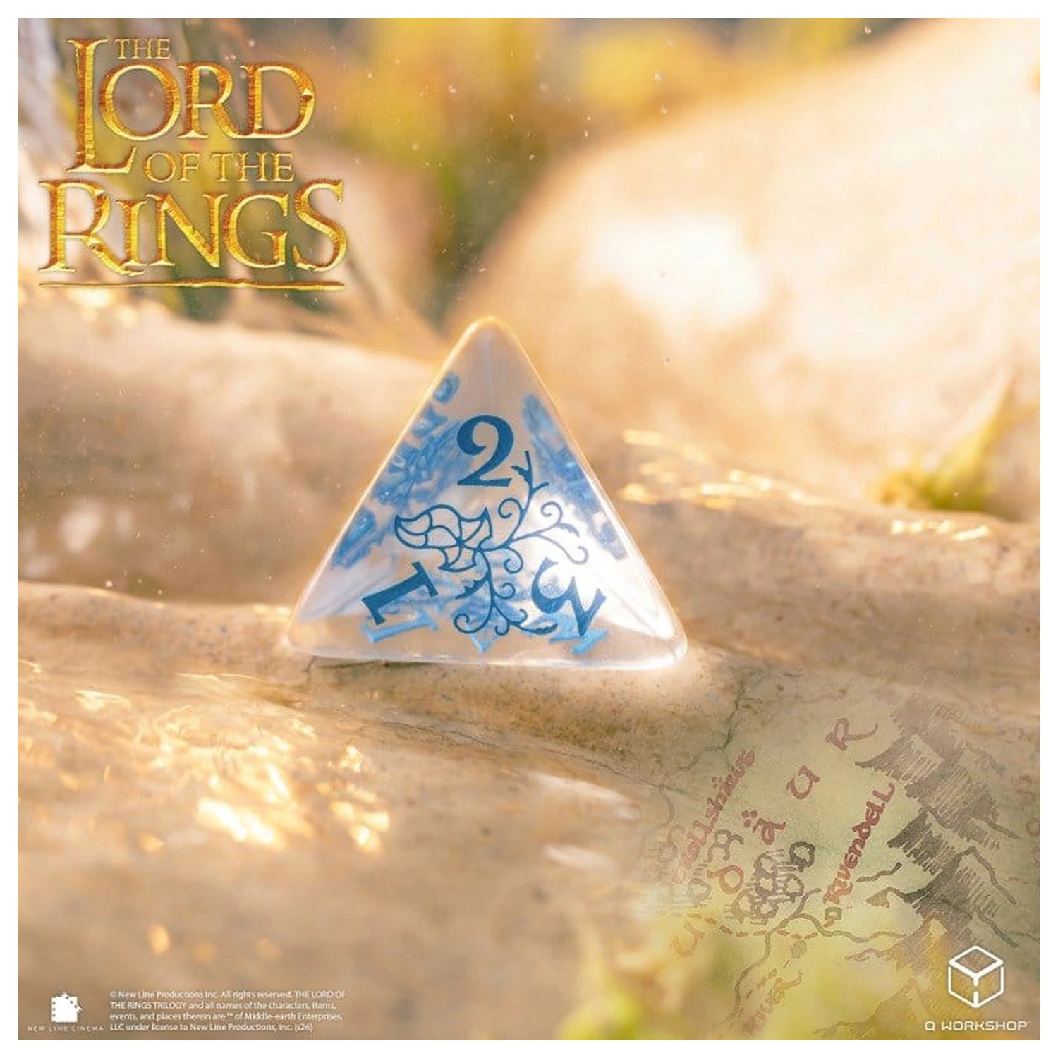 The Lord of the Rings Set de zaruri din 7 Rivendell (Water) poza produsului