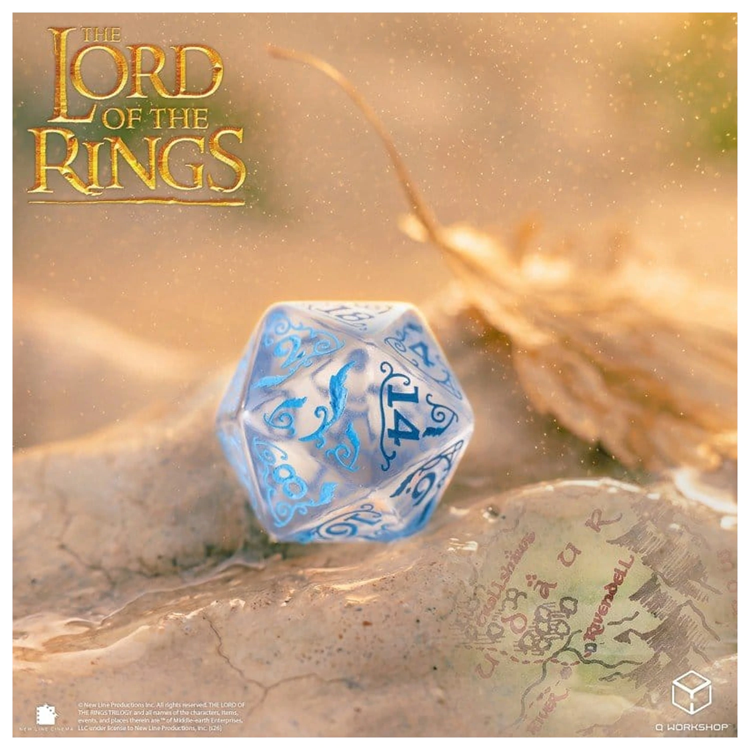 The Lord of the Rings Set de zaruri din 7 Rivendell (Water) poza produsului