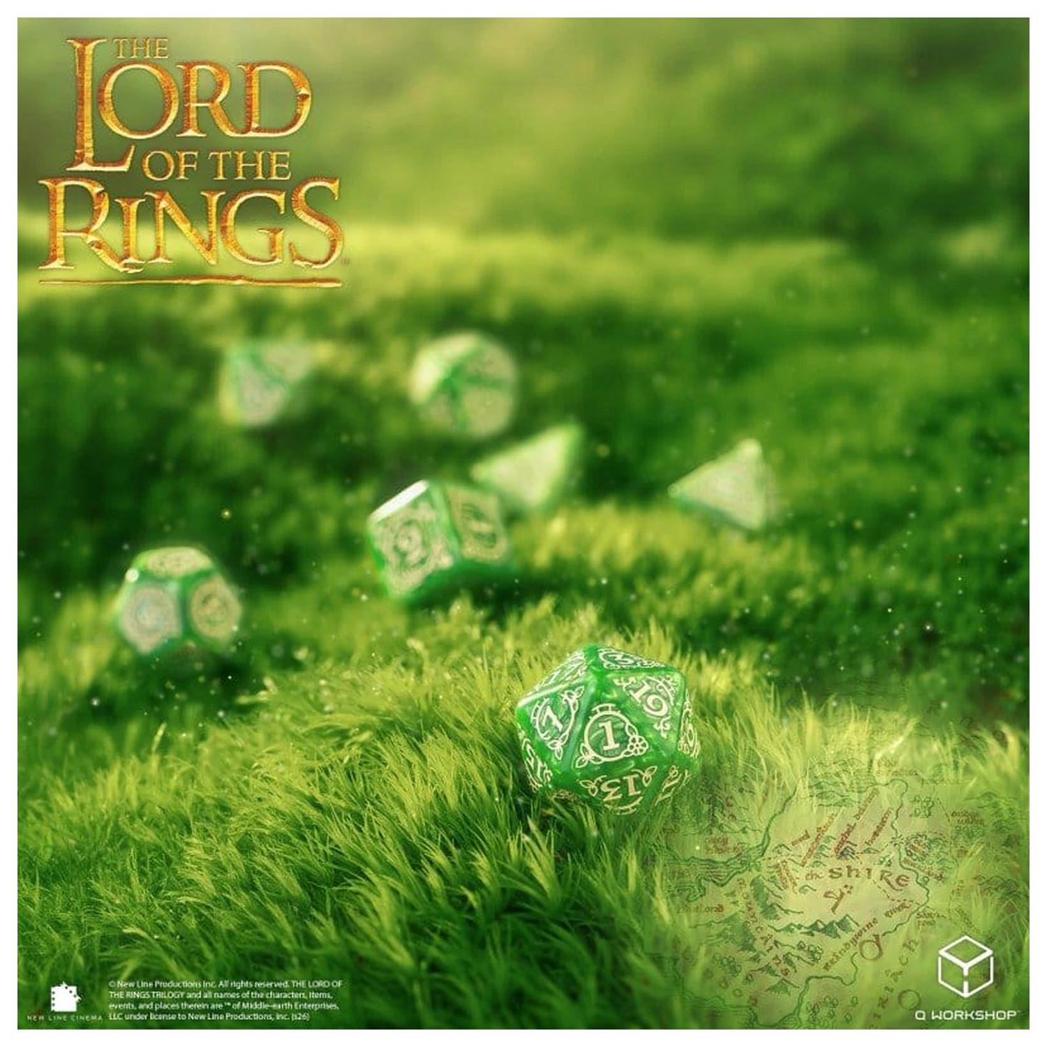 The Lord of the Rings Set de zaruri din 7 piese Shire poza produsului