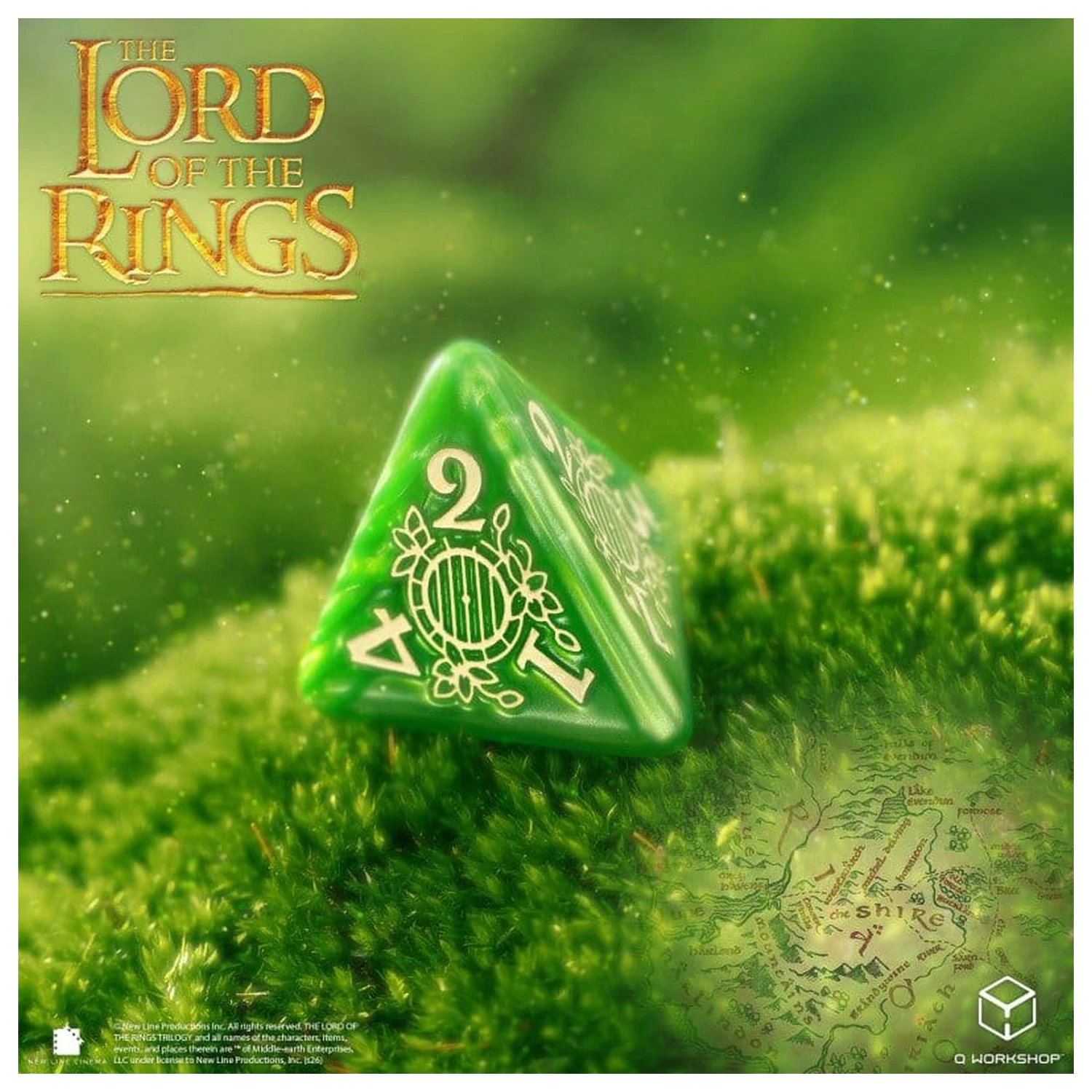 The Lord of the Rings Set de zaruri din 7 piese Shire poza produsului