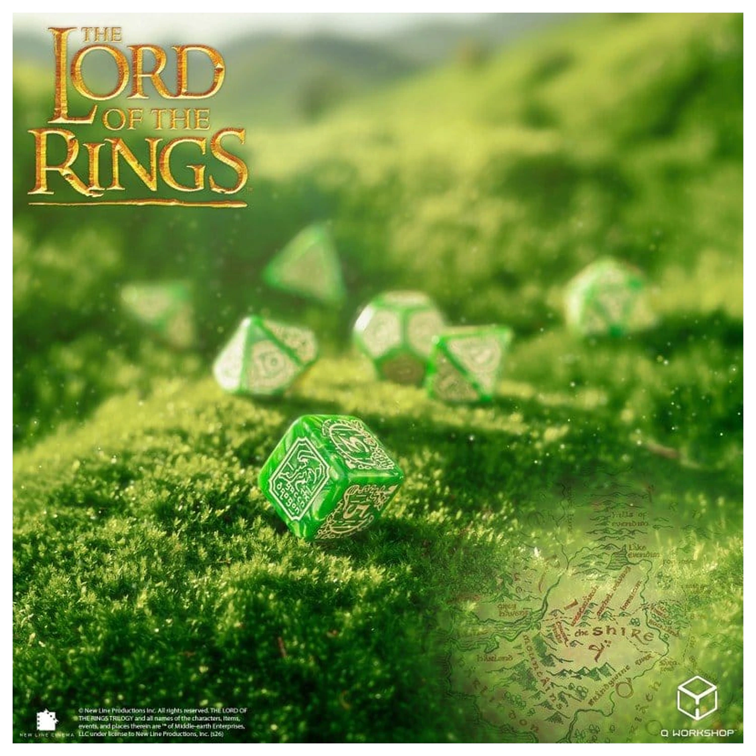 The Lord of the Rings Set de zaruri din 7 piese Shire poza produsului