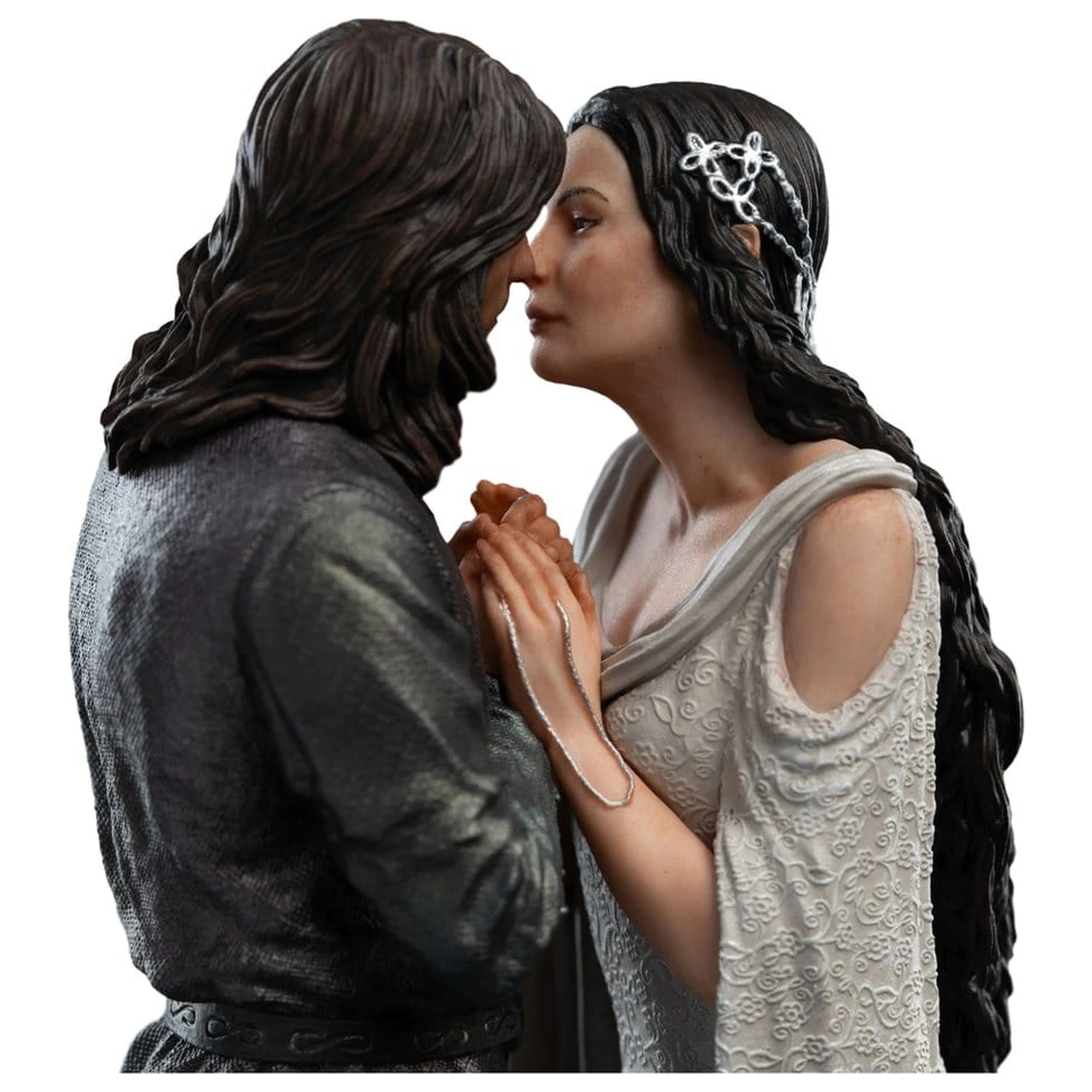 The Lord of the Rings Statueta Mini Aragorn & Arwen 24 cm poza produsului