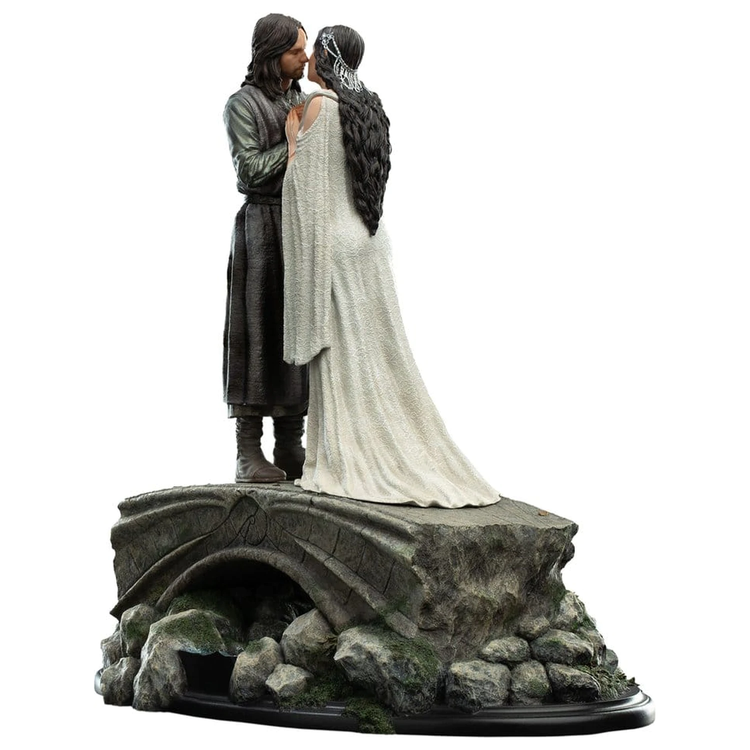 The Lord of the Rings Statueta Mini Aragorn & Arwen 24 cm poza produsului