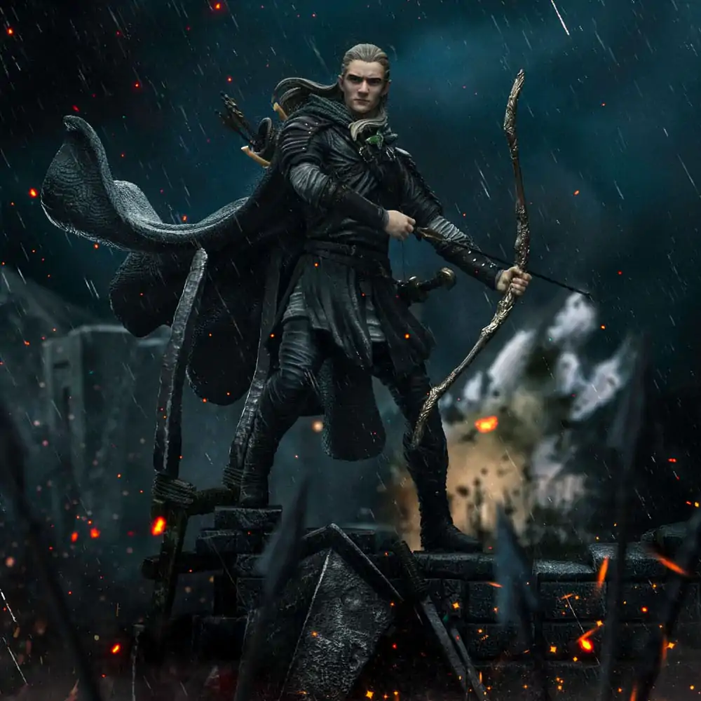 The Lord of the Rings Statuie Art Scale 1/10 Legolas Unleashed 29 cm poza produsului