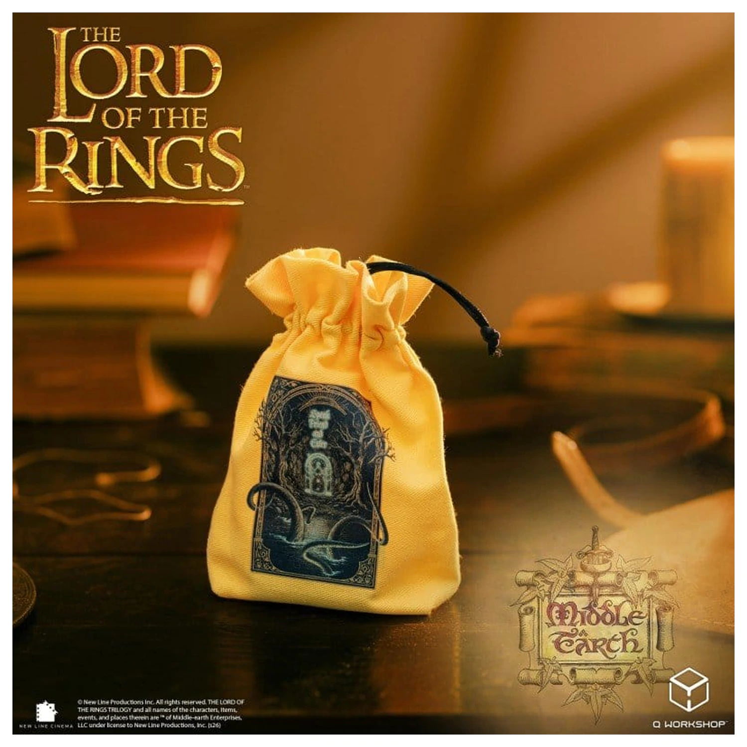 The Lord of the Rings Dice Pouch Doors of Durin poza produsului