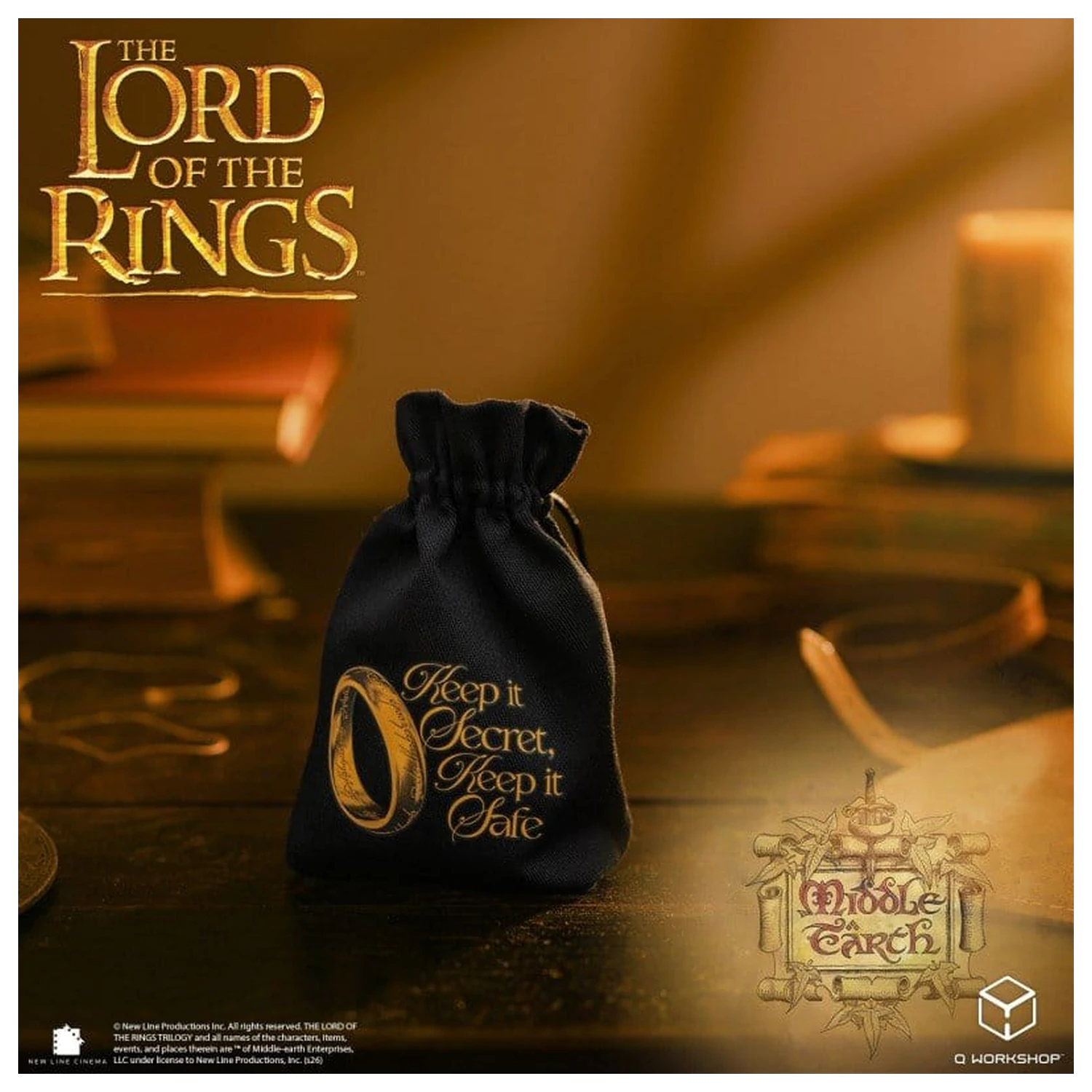 The Lord of the Rings Dice Pouch Inelul Unic poza produsului