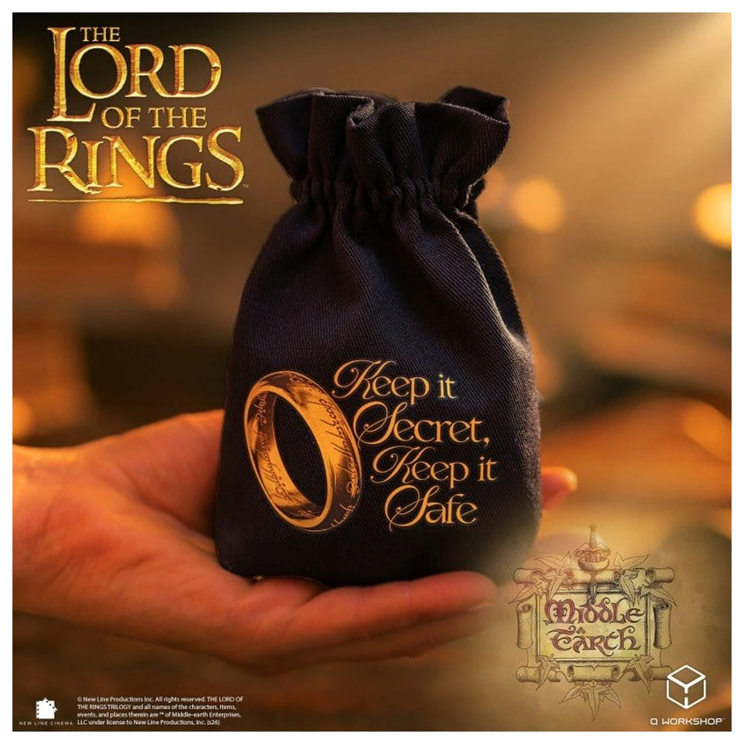 The Lord of the Rings Dice Pouch Inelul Unic poza produsului