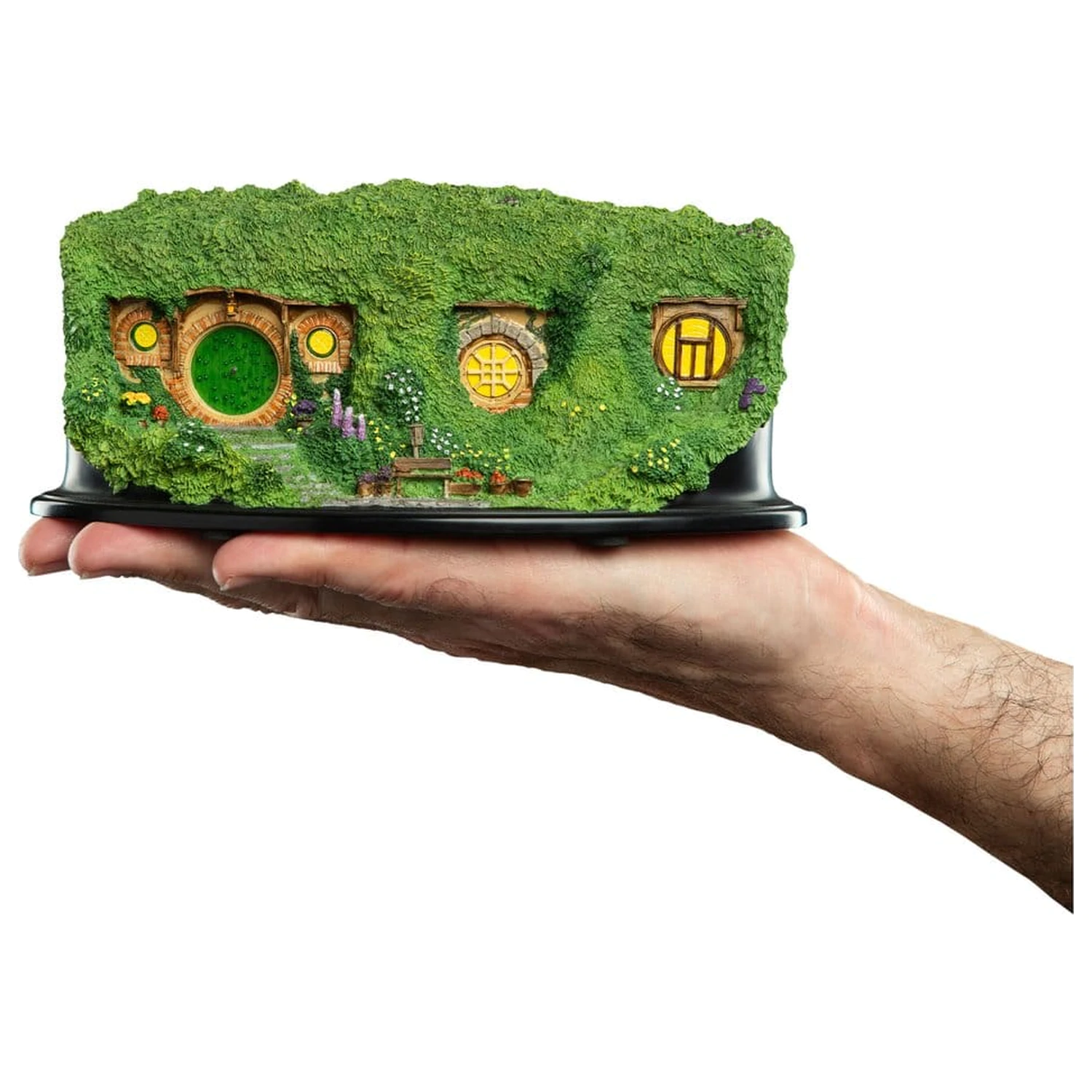 The Lord of the Rings Environment Hobbit Hole - Bag End - Illuminated Edition 7 cm poza produsului
