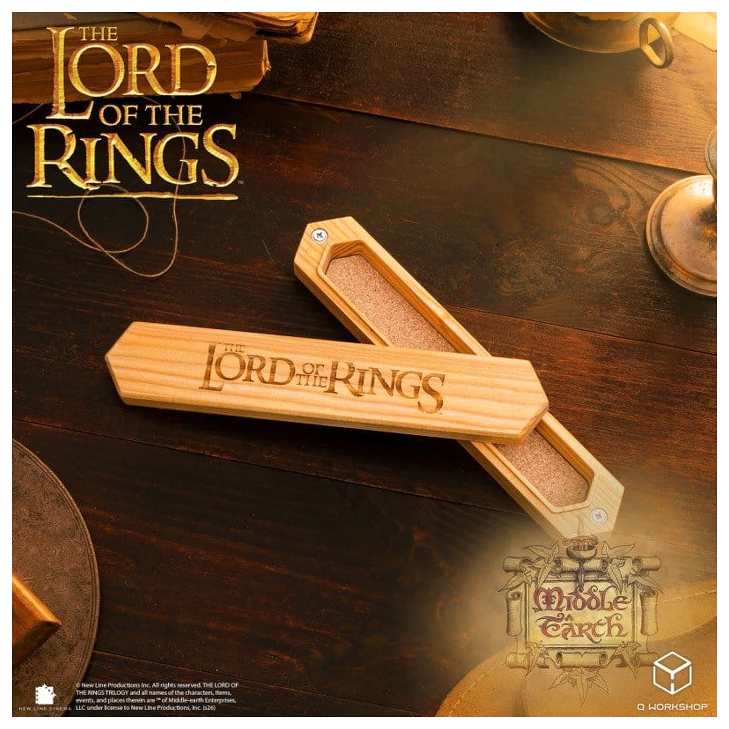 The Lord of the Rings Cutie de lemn pentru zaruri din Larice poza produsului