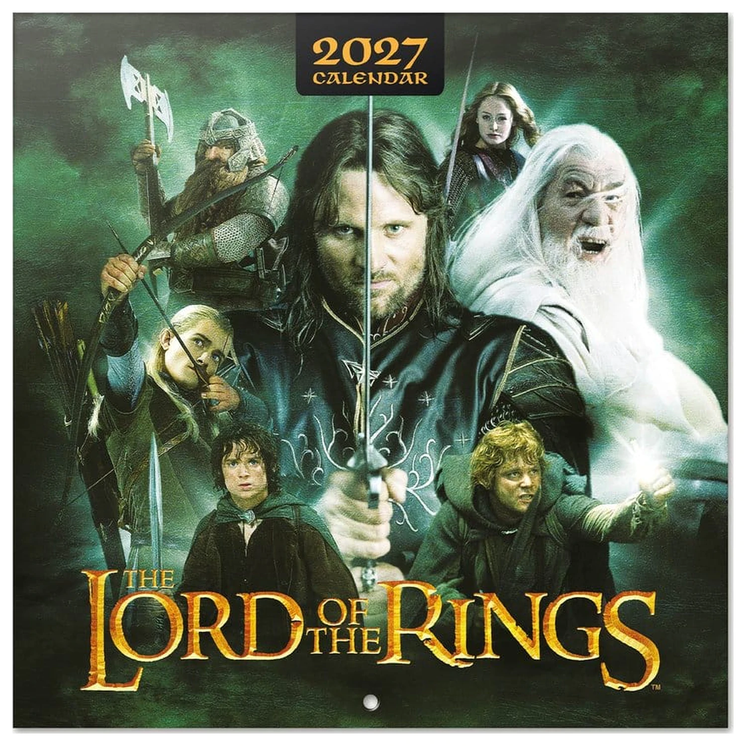 The Lord of the Rings Wall Calendar 2027 30 x 30 cm poza produsului