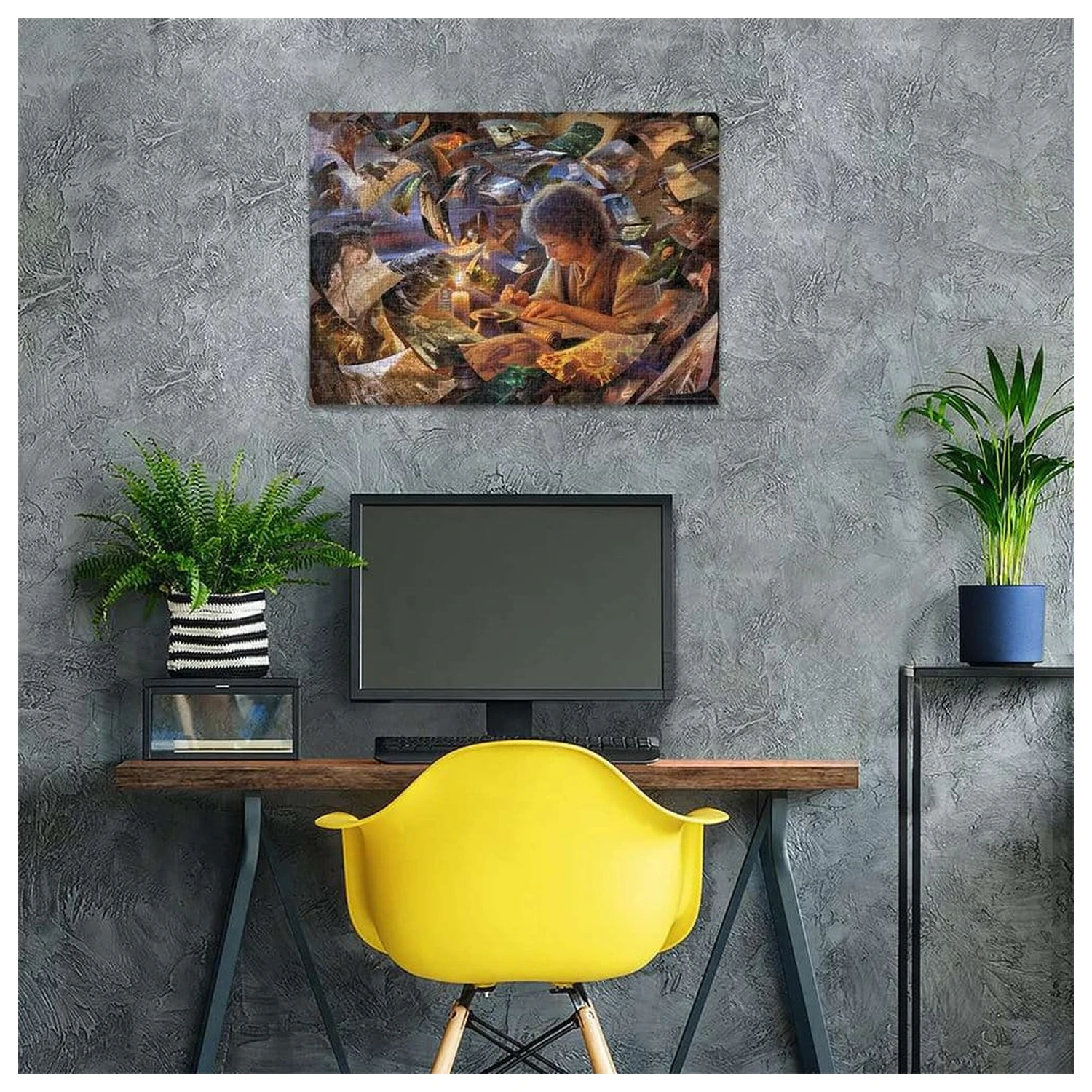 The Lord of the Rings Jigsaw Puzzle Frodo's Journey (1000 piese) poza produsului