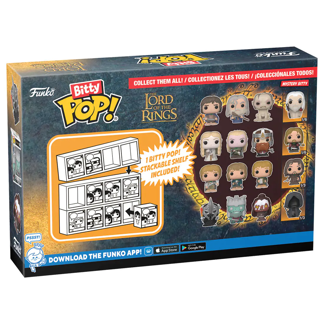 Blister 4 figurine Bitty Funko POP The Lord of the Rings Galadriel poza produsului