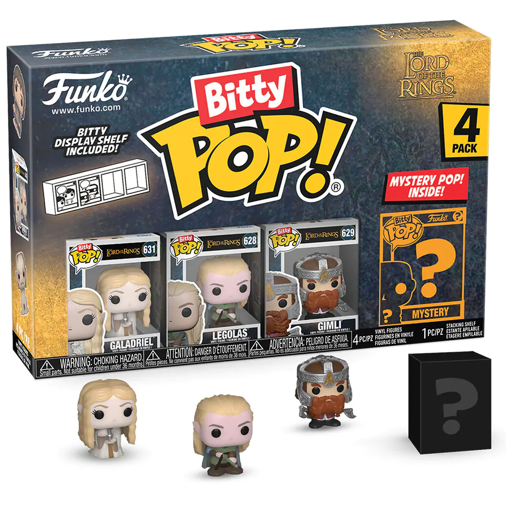 Blister 4 figurine Bitty Funko POP The Lord of the Rings Galadriel poza produsului