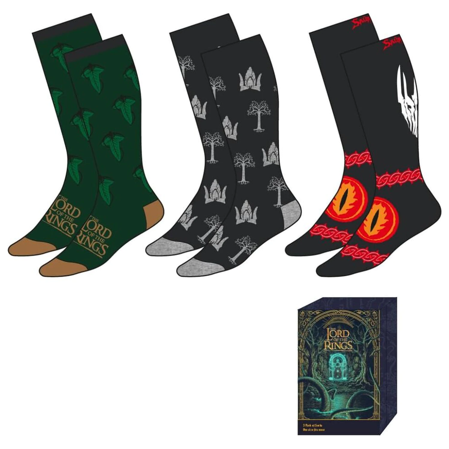 The Lord of The Rings Hobbit adult 3 set de șosete poza produsului