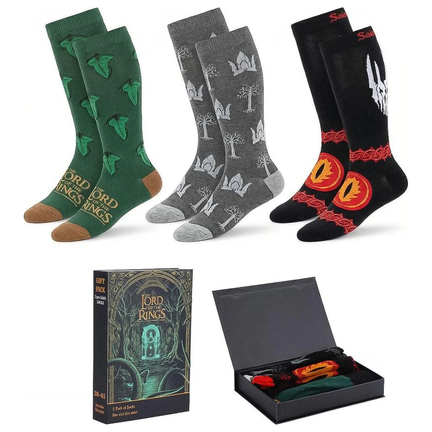 The Lord of The Rings Hobbit adult 3 set de șosete poza produsului