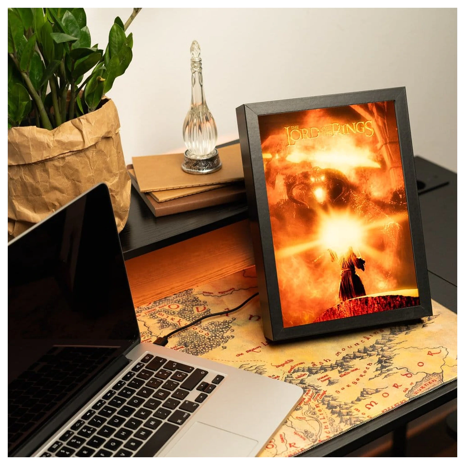 The Lord of the Rings Panou LED incadrat 28 x 20 cm poza produsului