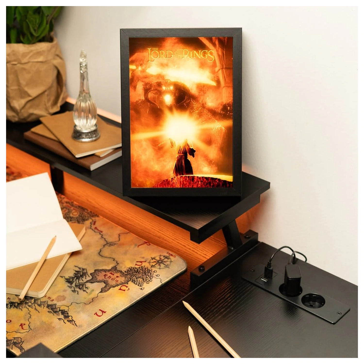 The Lord of the Rings Panou LED incadrat 28 x 20 cm poza produsului
