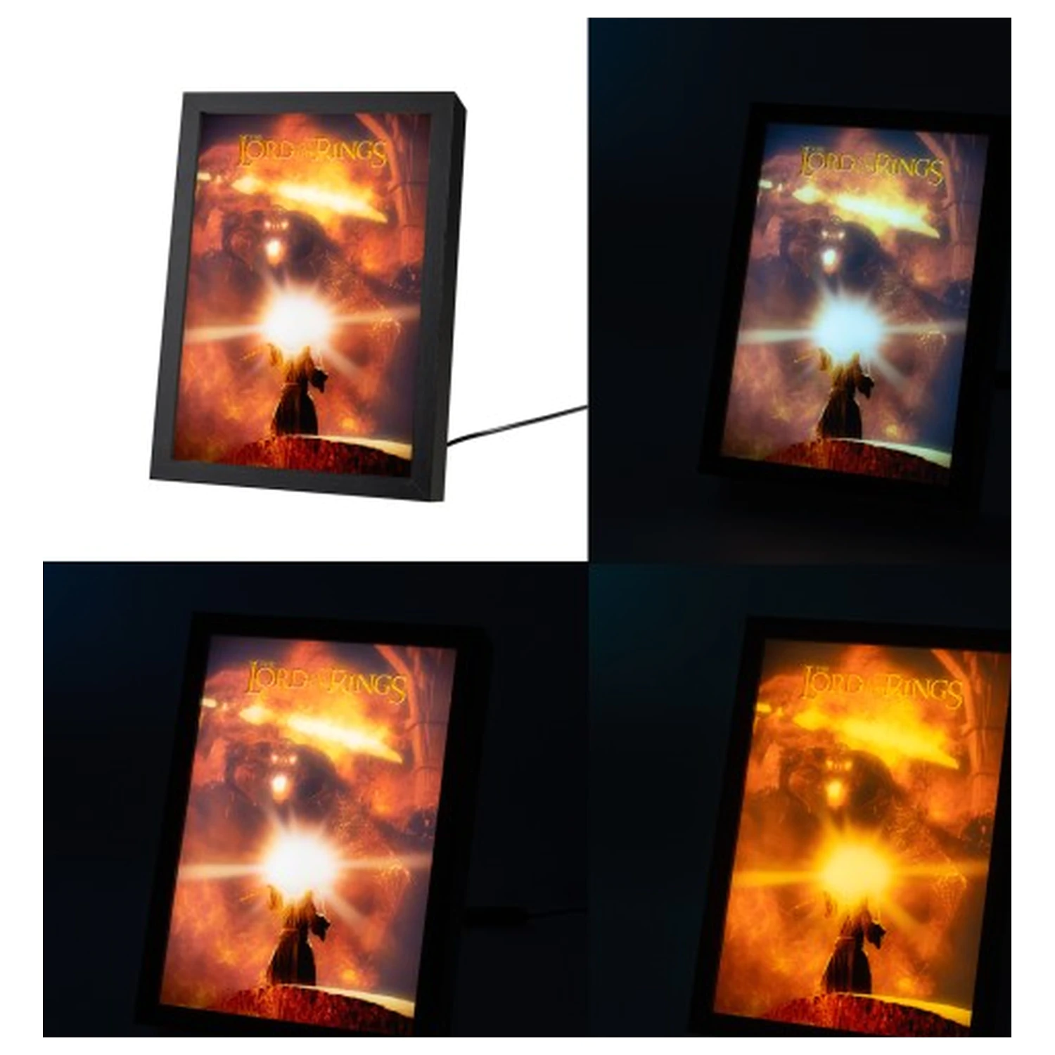 The Lord of the Rings Panou LED incadrat 28 x 20 cm poza produsului
