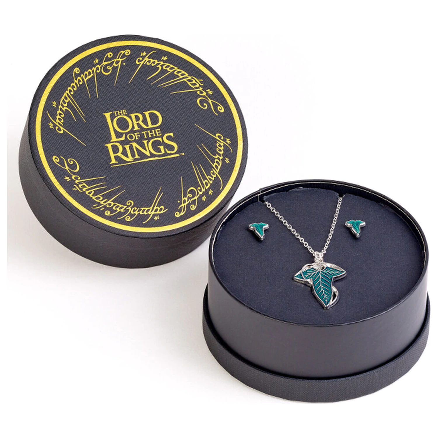 The Lord of the rings Leaf of Lorien set de cercei și colier poza produsului