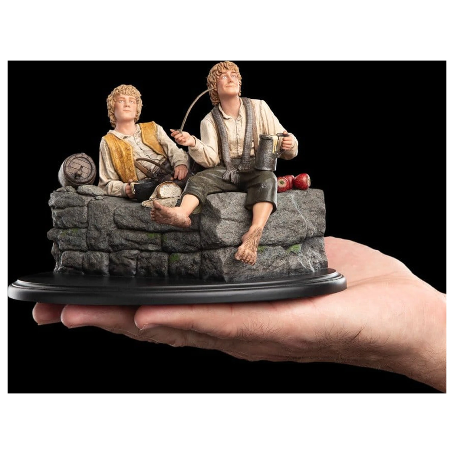 The Lord of the Rings Mini Statuie Merry and Pippin 12 cm poza produsului