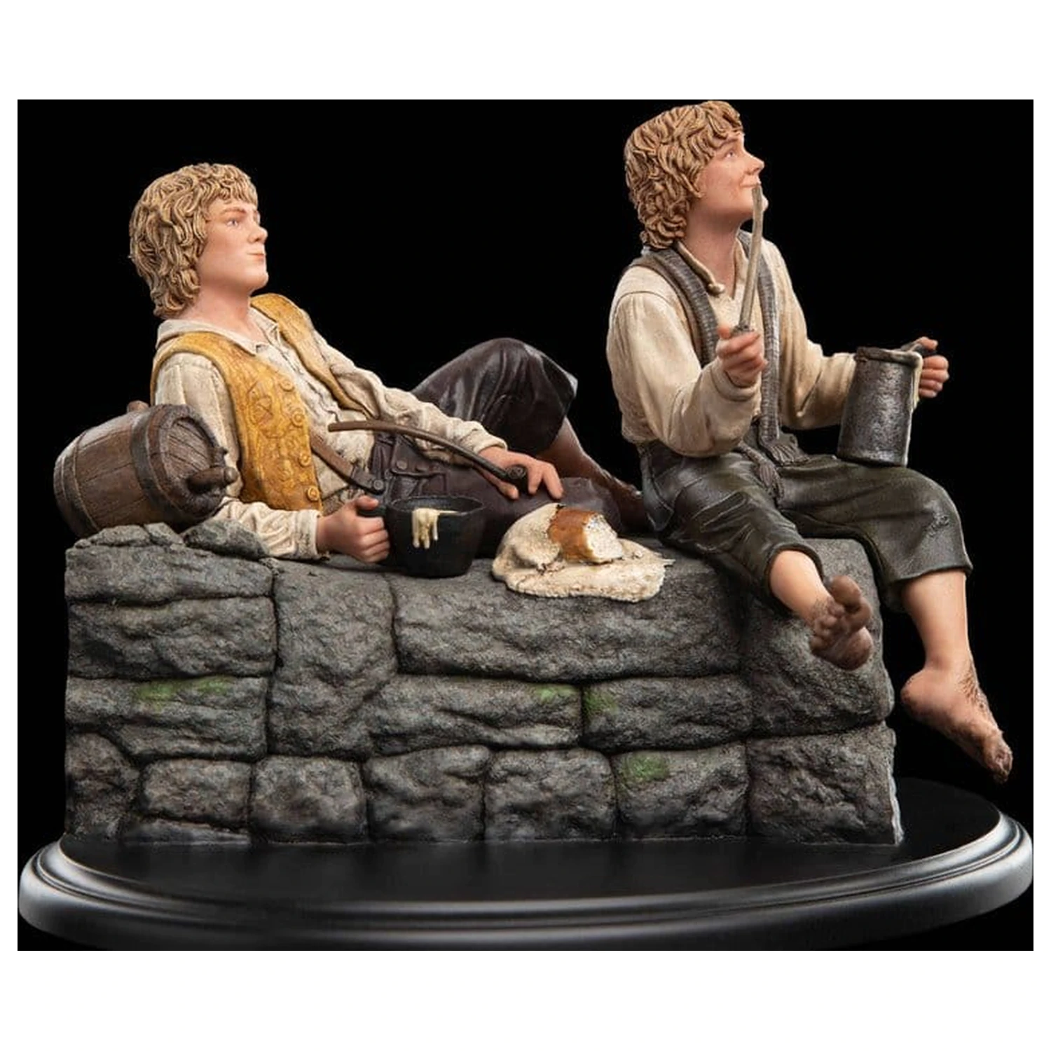 The Lord of the Rings Mini Statuie Merry and Pippin 12 cm poza produsului
