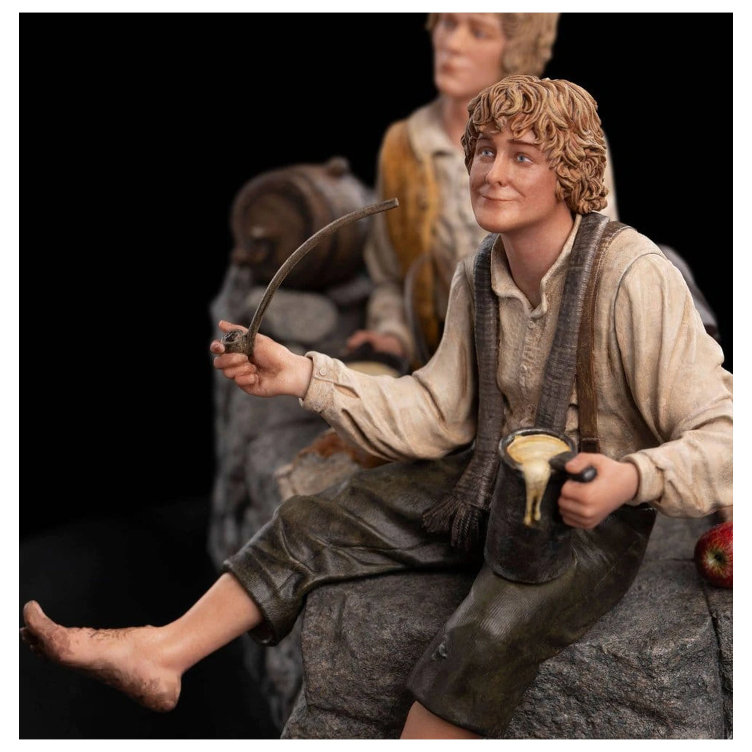 The Lord of the Rings Mini Statuie Merry and Pippin 12 cm poza produsului