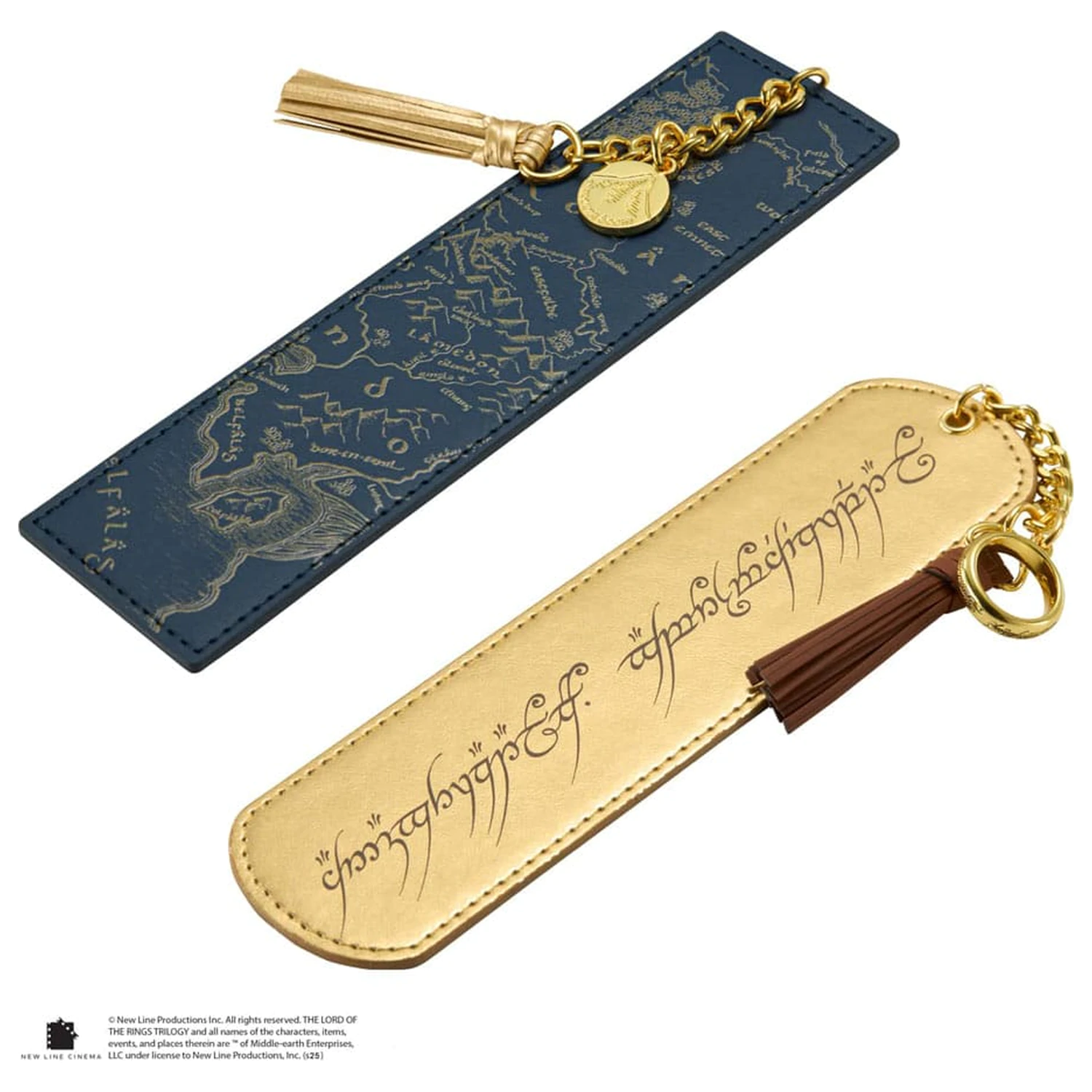 The Lord of the Rings Set 2 buc semne de carte Middle Earth si Elven script poza produsului