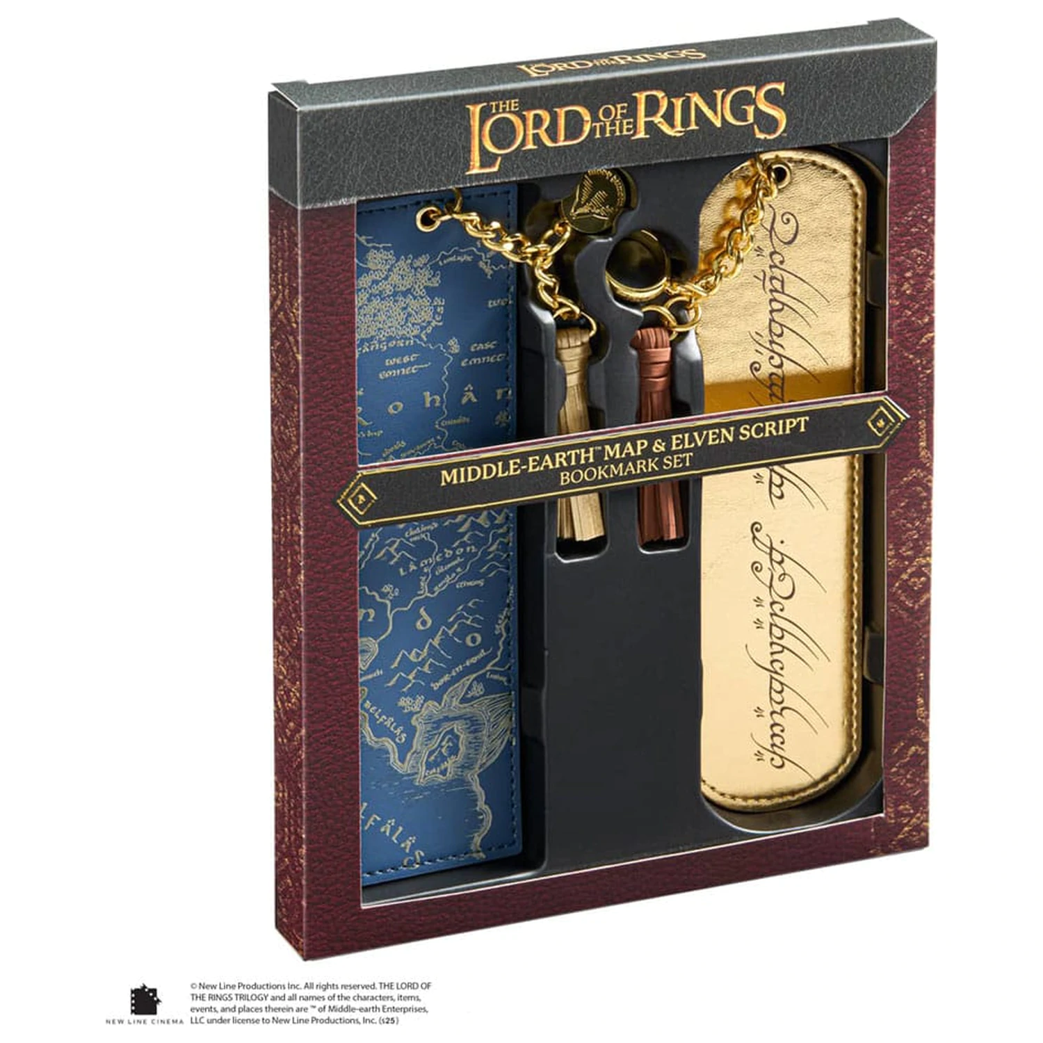 The Lord of the Rings Set 2 buc semne de carte Middle Earth si Elven script poza produsului