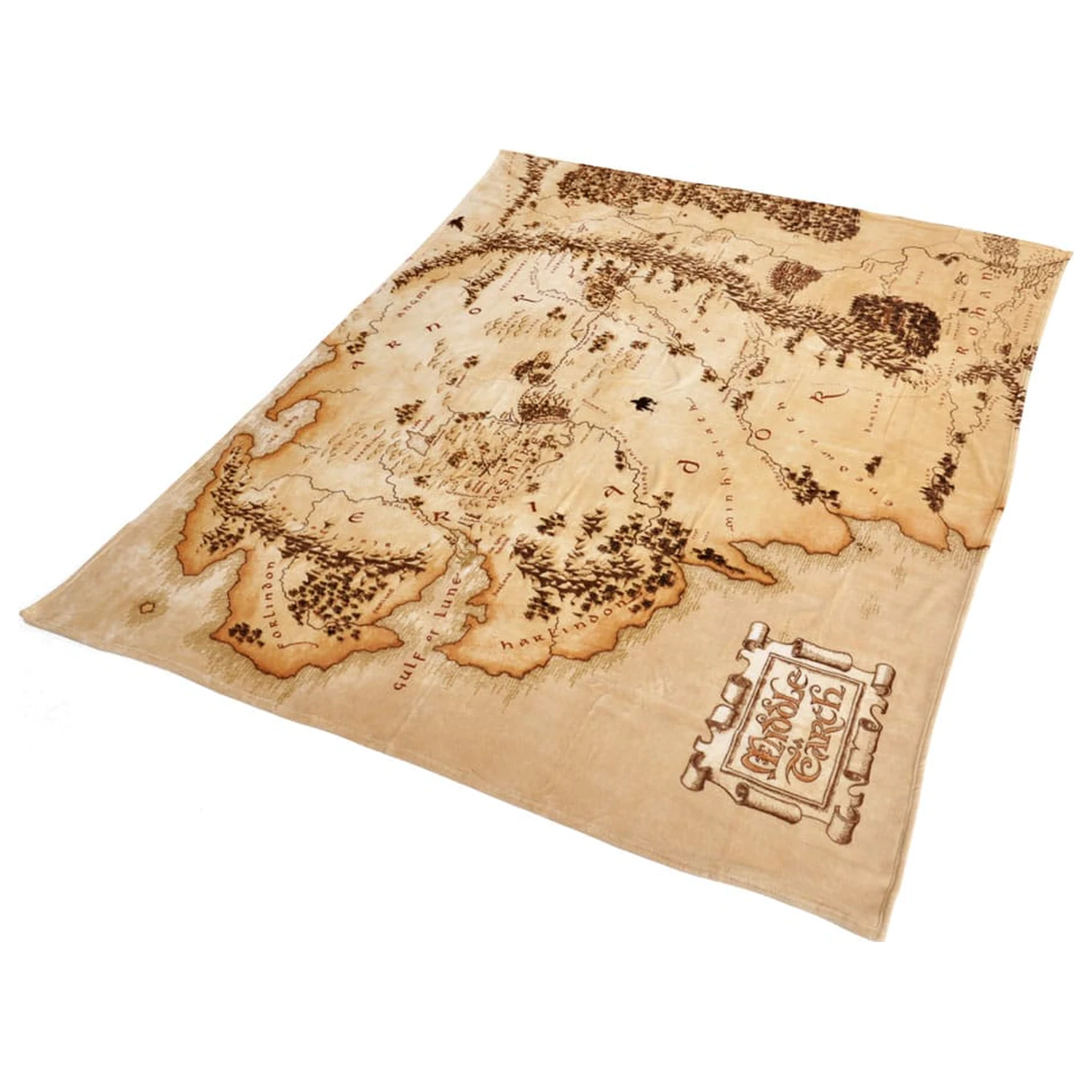 The Lord of the Rings Patura confortabila Middleearth Map 180 x 200 cm poza produsului
