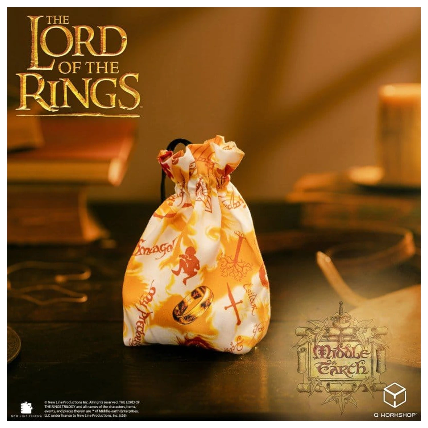 The Lord of the Rings Ring-bearers Full Art Pouch pentru zaruri poza produsului